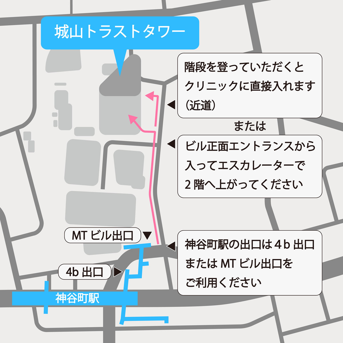 神谷町カリスメンタルクリニック地図